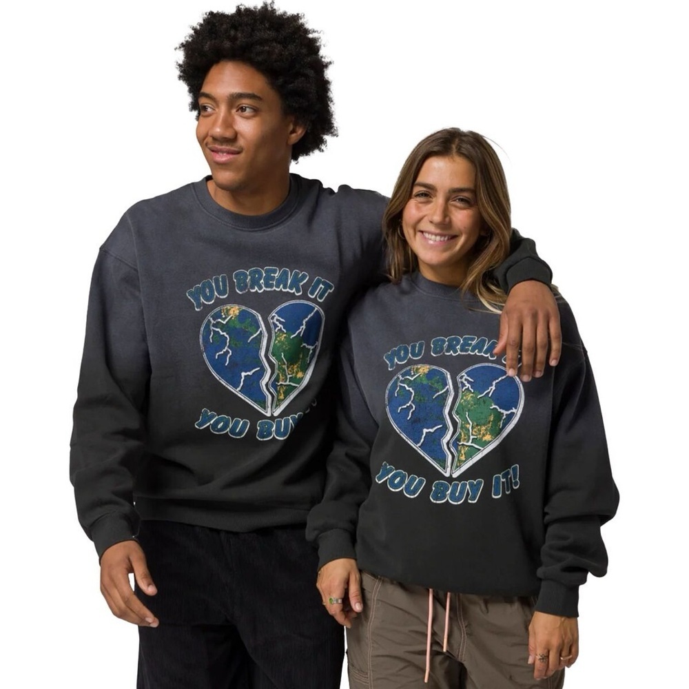 Parks Project You Break It Crew Fleece Lined Sweatshirt Unisex
